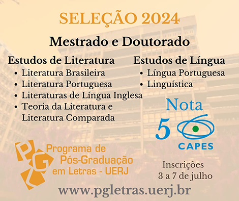 PÓS-GRADUAÇÃO EM LITERATURA