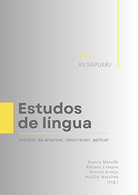 capa eBook Estudos de língua
